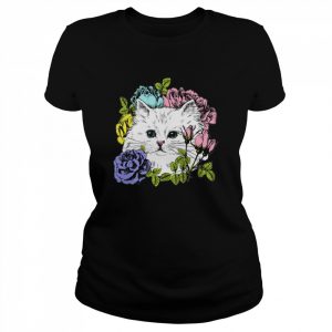 Kitten and rose I will end you  Classic Women's T-shirt
