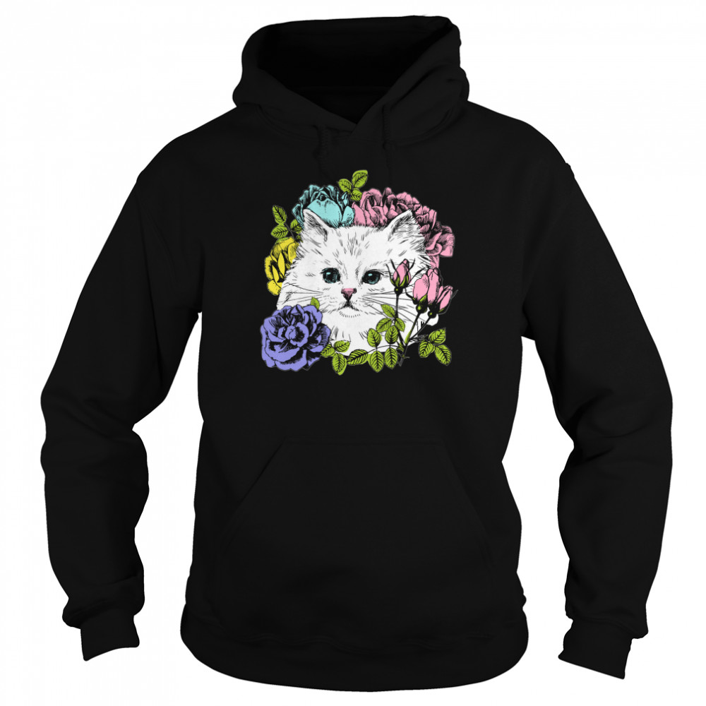 Kitten and rose I will end you  Unisex Hoodie