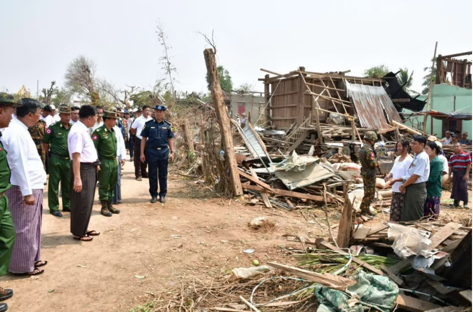 8 killed, 109 injured after deadly tornado hits central Myanmar
