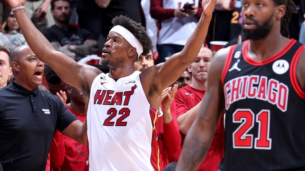 Heat rally to stun Bulls will face Bucks in first round